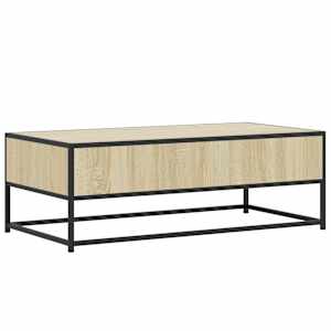 Konferenční stolek dub sonoma 100 x 50 x 35 cm kompozit a kov - obrázek 7