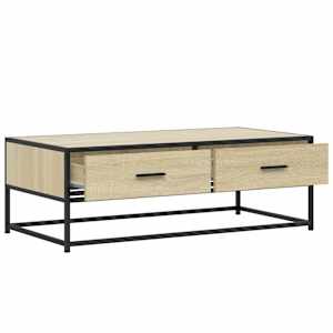 Konferenční stolek dub sonoma 100 x 50 x 35 cm kompozit a kov - obrázek 8