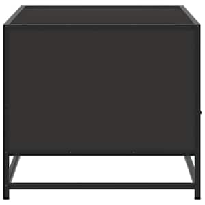 Konferenční stolek černý 100x50x45 cm kompozitní dřevo a kov - obrázek 6