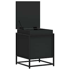 Úložný box s víkem černý 40 x 40 x 51,5 cm kompozitní dřevo - obrázek 7