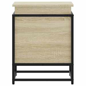 Úložný box s víkem dub sonoma 40x40x51,5 cm kompozitní dřevo - obrázek 4
