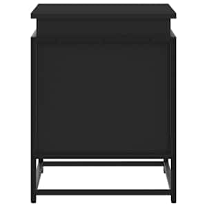 Úložný box s víkem černý 60 x 40 x 51,5 cm kompozitní dřevo - obrázek 5