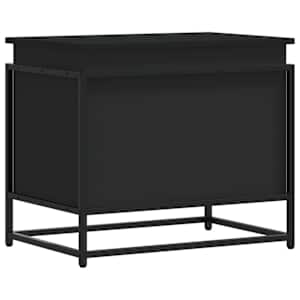 Úložný box s víkem černý 60 x 40 x 51,5 cm kompozitní dřevo - obrázek 6
