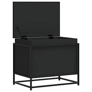 Úložný box s víkem černý 60 x 40 x 51,5 cm kompozitní dřevo - obrázek 7