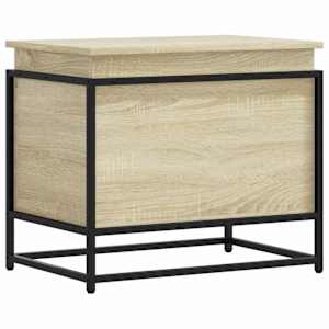 Úložný box s víkem dub sonoma 60x40x51,5 cm kompozitní dřevo - obrázek 2