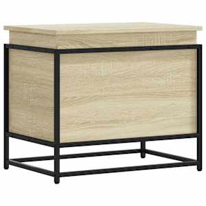 Úložný box s víkem dub sonoma 60x40x51,5 cm kompozitní dřevo - obrázek 6