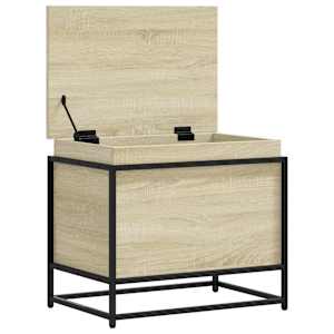 Úložný box s víkem dub sonoma 60x40x51,5 cm kompozitní dřevo - obrázek 7