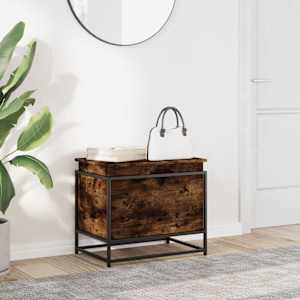 Úložný box s víkem kouřový dub 60x40x51,5 cm kompozitní dřevo - obrázek 3