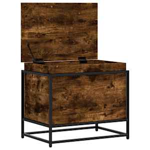 Úložný box s víkem kouřový dub 60x40x51,5 cm kompozitní dřevo - obrázek 7