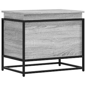 Úložný box s víkem šedý sonoma 60x40x51,5 cm kompozitní dřevo - obrázek 2