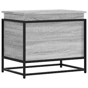 Úložný box s víkem šedý sonoma 60x40x51,5 cm kompozitní dřevo - obrázek 6