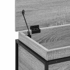Úložný box s víkem šedý sonoma 60x40x51,5 cm kompozitní dřevo - obrázek 8