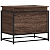 vidaXL kaanega hoiukast pruun tamm 60x40x51,5 cm ehituspuit