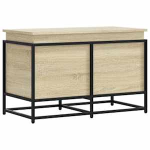 Úložný box s víkem dub sonoma 80x40x51,5 cm kompozitní dřevo - obrázek 2