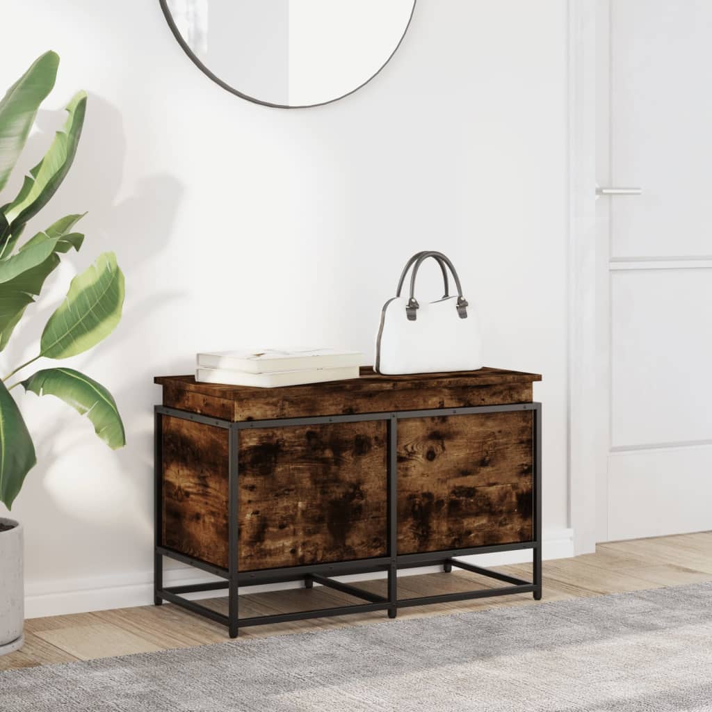 vidaXL Cutie depozitare stejar sonoma 80x40x51,5 cm lemn prelucrat