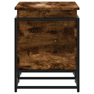 Úložný box s víkem kouřový dub 80x40x51,5 cm kompozitní dřevo - obrázek 5