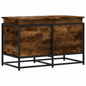 Úložný box s víkem kouřový dub 80x40x51,5 cm kompozitní dřevo - obrázek 6