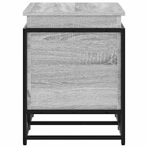 Úložný box s víkem šedý sonoma 80x40x51,5 cm kompozitní dřevo - obrázek 5