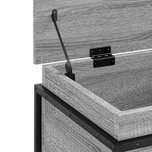 Úložný box s víkem šedý sonoma 80x40x51,5 cm kompozitní dřevo - obrázek 8