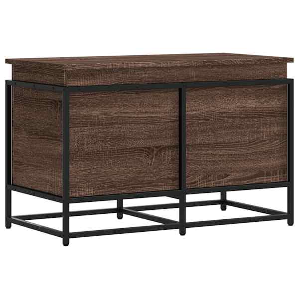 vidaXL kaanega hoiukast, pruun tamm, 80x40x51,5 cm, tehispuit