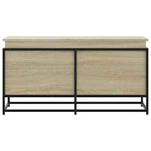 Úložný box s víkem dub sonoma 100x40x51,5 cm kompozitní dřevo - obrázek 4