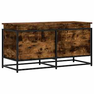 Úložný box s víkem kouřový dub 100x40x51,5 cm kompozitní dřevo - obrázek 2