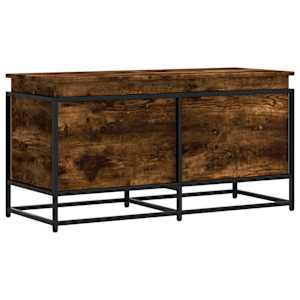 Úložný box s víkem kouřový dub 100x40x51,5 cm kompozitní dřevo - obrázek 6