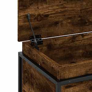Úložný box s víkem kouřový dub 100x40x51,5 cm kompozitní dřevo - obrázek 8