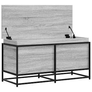 Úložný box s víkem šedý sonoma 100x40x51,5 cm kompozitní dřevo - obrázek 7