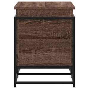 Úložný box s víkem hnědý dub 100x40x51,5 cm kompozitní dřevo - obrázek 5