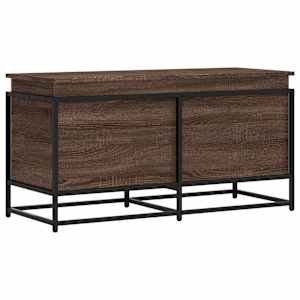 Úložný box s víkem hnědý dub 100x40x51,5 cm kompozitní dřevo - obrázek 6