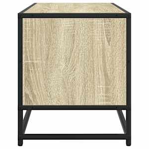 TV skříňka dub sonoma 80 x 34,5 x 40 cm kompozitní dřevo a kov - obrázek 5