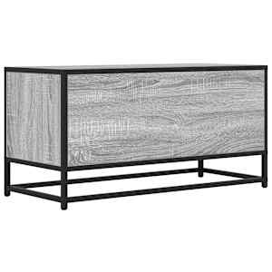 TV skříňka šedá sonoma 80 x 34,5 x 40 cm kompozitní dřevo a kov - obrázek 6