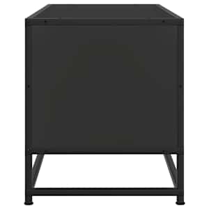 TV skříňka černá 100 x 34,5 x 40 cm kompozitní dřevo a kov - obrázek 5