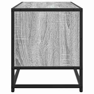 TV skříňka šedá sonoma 80 x 34,5 x 40 cm kompozitní dřevo a kov - obrázek 5