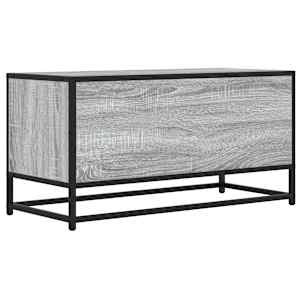 TV skříňka šedá sonoma 80 x 34,5 x 40 cm kompozitní dřevo a kov - obrázek 6