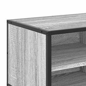 TV skříňka šedá sonoma 80 x 34,5 x 40 cm kompozitní dřevo a kov - obrázek 9