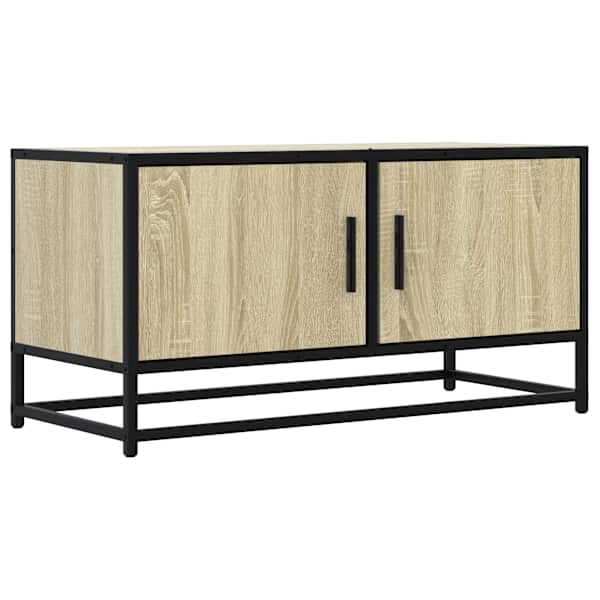 vidaXL telerikapp, Sonoma tamm, 80x34,5x40 cm, tehispuit ja metall