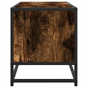 TV skříňka kouřový dub 80 x 34,5 x 40 cm kompozitní dřevo a kov - obrázek 5