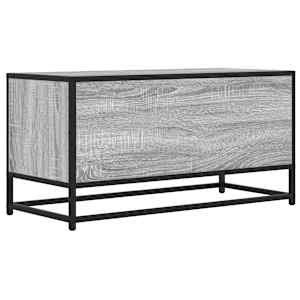 TV skříňka šedá sonoma 80 x 34,5 x 40 cm kompozitní dřevo a kov - obrázek 6