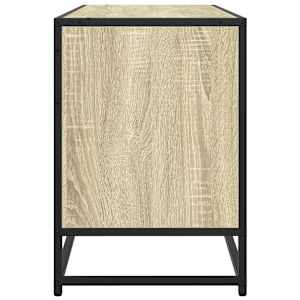 TV skříňka dub sonoma 100 x 35 x 50 cm kompozitní dřevo a kov - obrázek 5
