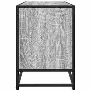 TV skříňka šedá sonoma 100 x 35 x 50 cm kompozitní dřevo a kov - obrázek 5