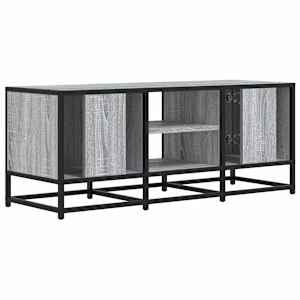 TV skříňka šedá sonoma 100 x 35 x 41 cm kompozitní dřevo a kov - obrázek 6