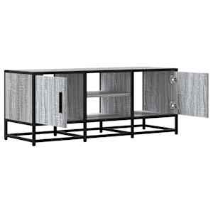 TV skříňka šedá sonoma 100 x 35 x 41 cm kompozitní dřevo a kov - obrázek 7