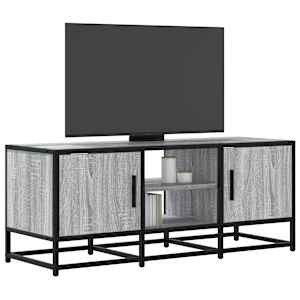 TV skříňka šedá sonoma 100 x 35 x 41 cm kompozitní dřevo a kov - obrázek 1