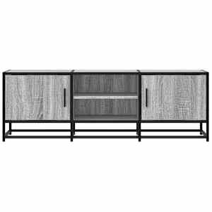TV skříňka šedá sonoma 120 x 35 x 41 cm kompozitní dřevo a kov - obrázek 4