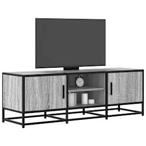 TV skříňka šedá sonoma 120 x 35 x 41 cm kompozitní dřevo a kov - obrázek 1
