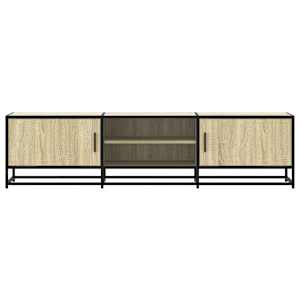 TV skříňka dub sonoma 160 x 35 x 41 cm kompozitní dřevo a kov - obrázek 4