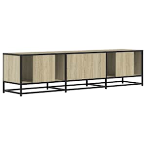 TV skříňka dub sonoma 160 x 35 x 41 cm kompozitní dřevo a kov - obrázek 6