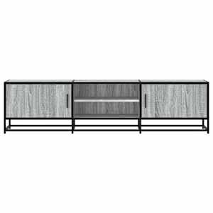 TV skříňka šedá sonoma 160 x 35 x 41 cm kompozitní dřevo a kov - obrázek 4